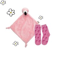 flamingo tuttel en sokken